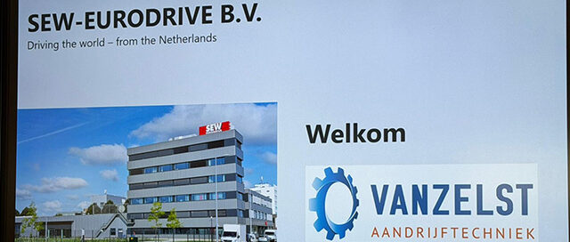 Presentatie SEW-Eurodrive Rotterdam Van Zelst Aandrijftechniek motorreductoren elektromotoren innovatie duurzaamheid