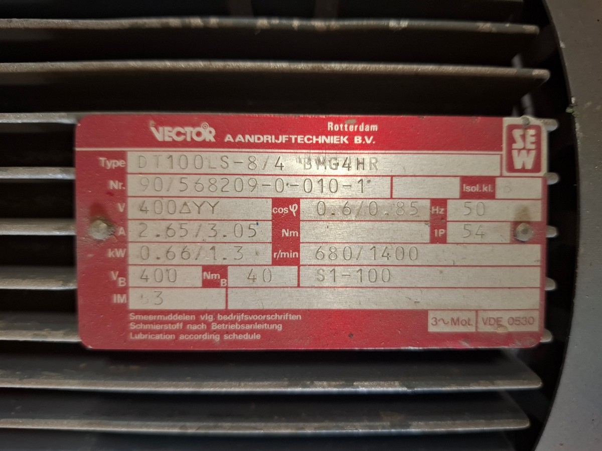 VECTOR | DT100LS-8/4 BMG4HR - Afbeelding 2