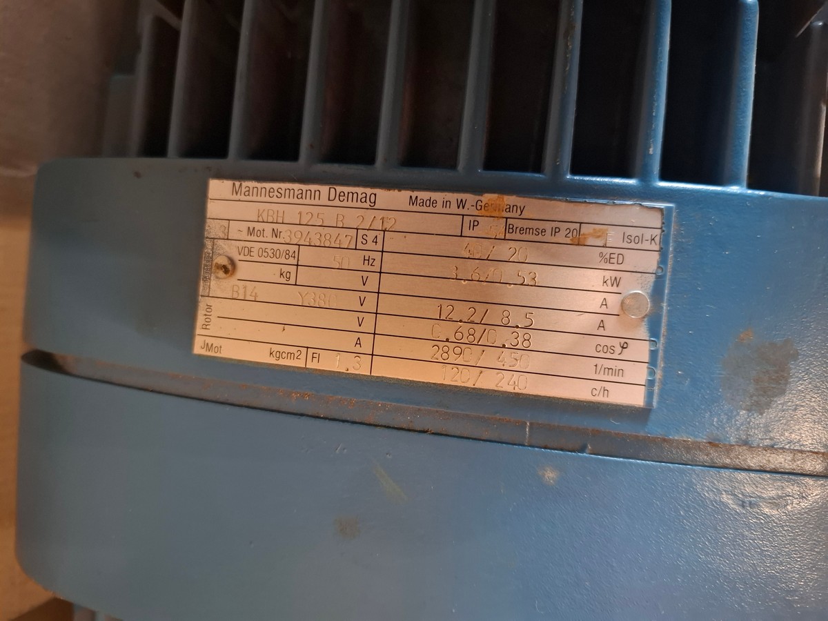 DEMAG | KBH 125 B 2/12 - Afbeelding 3